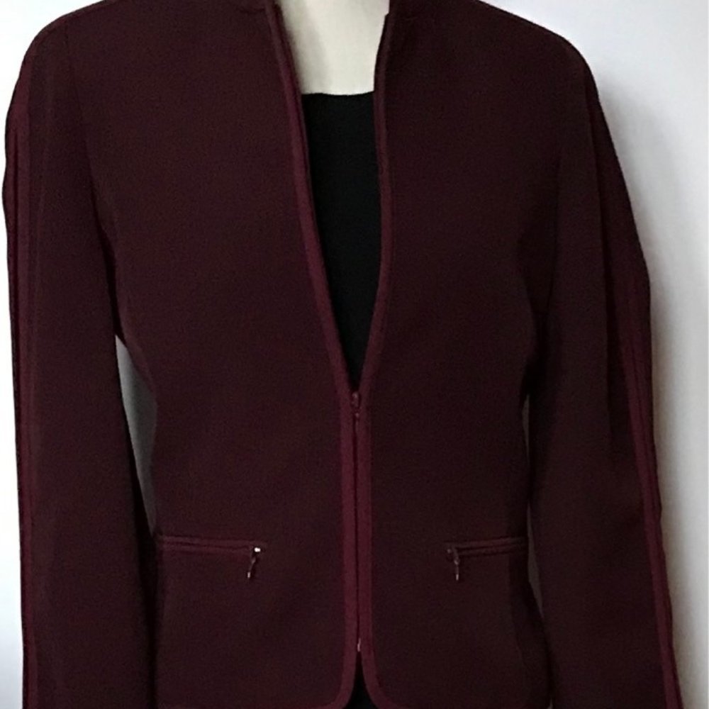 Anne Klein Zip Front Blazer